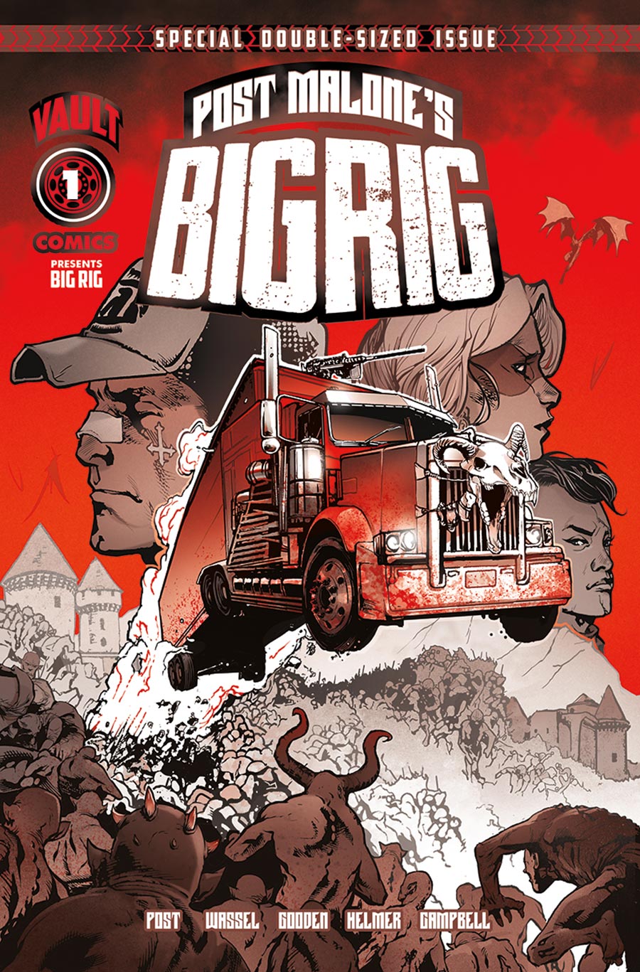 Post Malones Big Rig #1 Cover A Regular Nathan Gooden Cover (Limit 1 Per Customer)