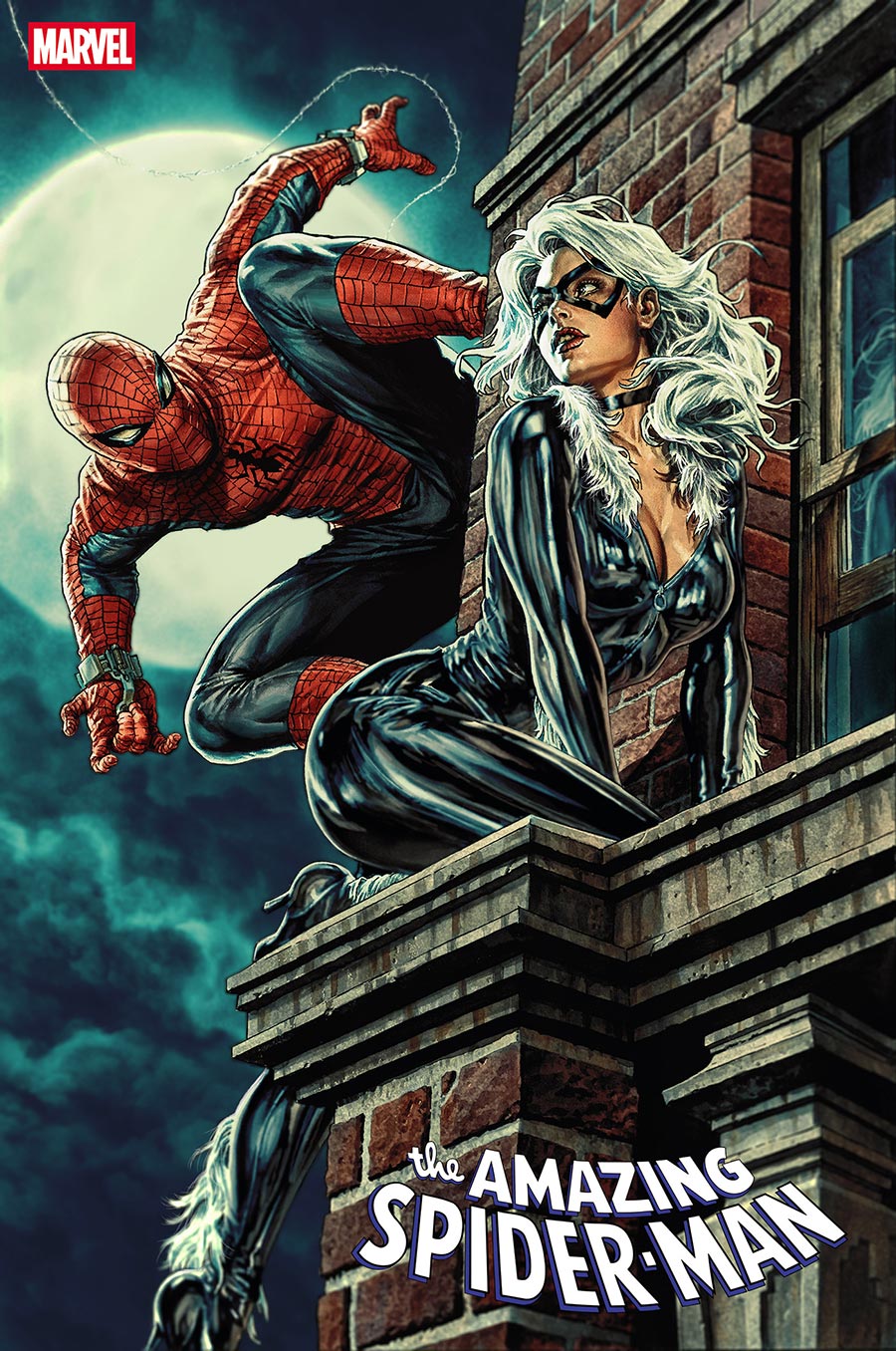 Amazing Spider-Man Vol 7 #7 Cover B Variant Lee Bermejo Black Cat Cover