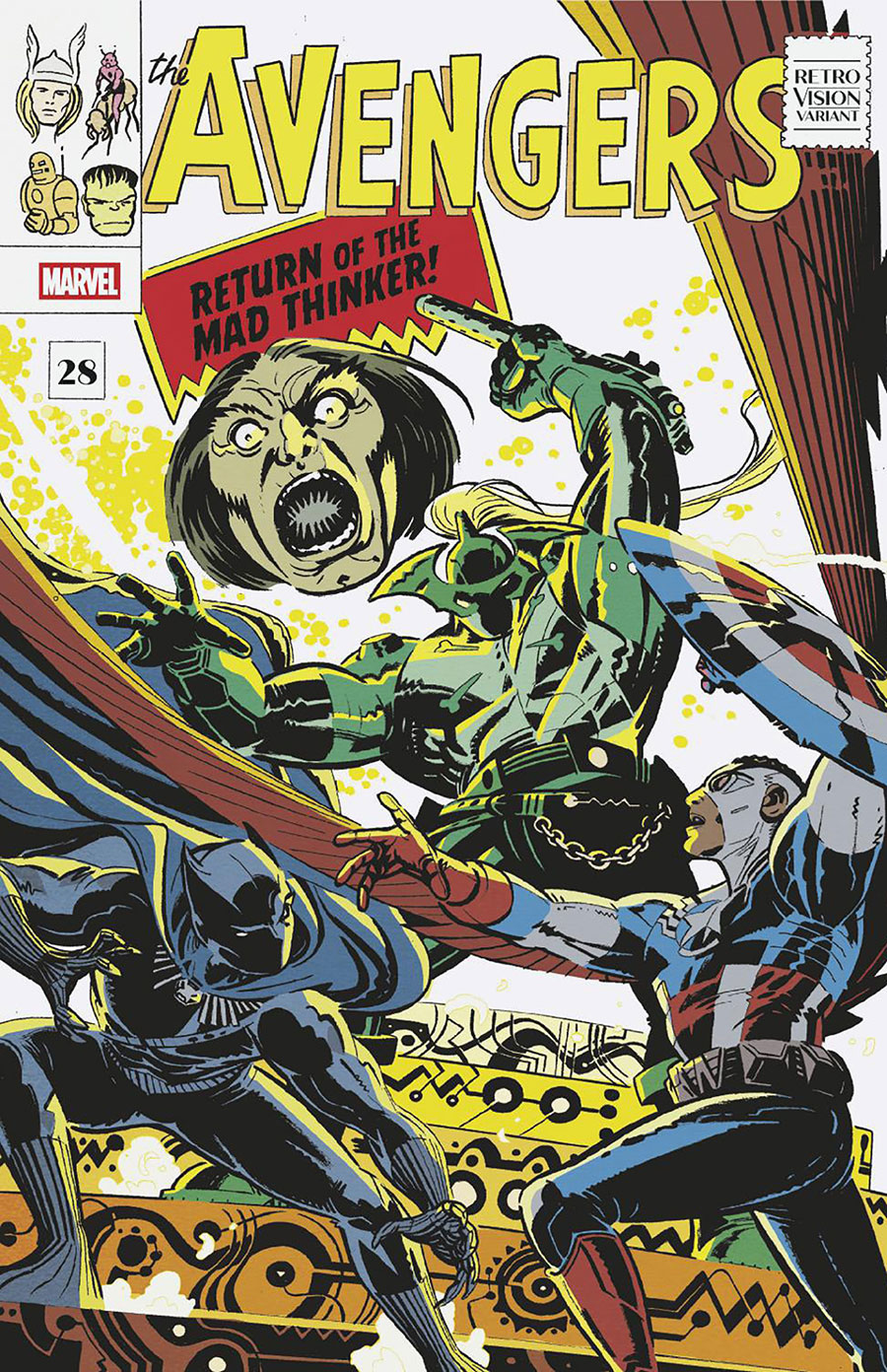 Avengers Vol 8 #28 Cover B Variant Wes Craig Retro Vision Cover (One World Under Doom Tie-In)