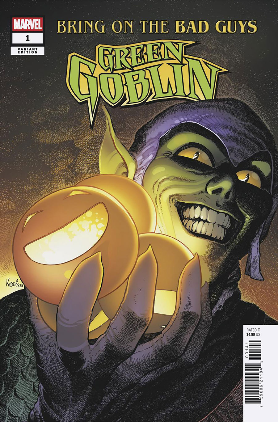 Bring On The Bad Guys Green Goblin #1 (One Shot) Cover E Variant Aaron Kuder Cover