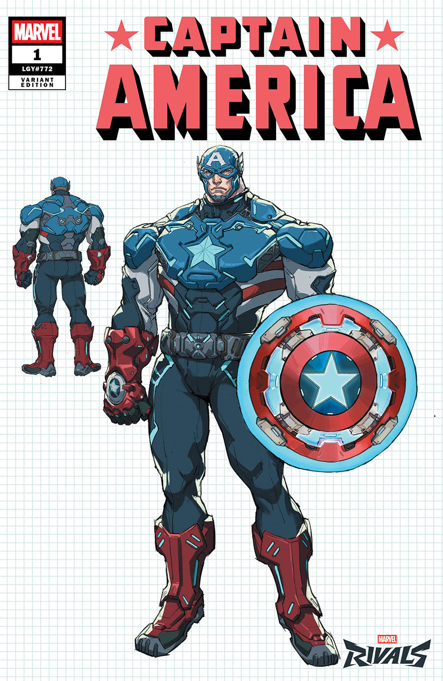 Captain America Vol 11 #1 Cover C Variant NETEASE Games Marvel Rivals Cover