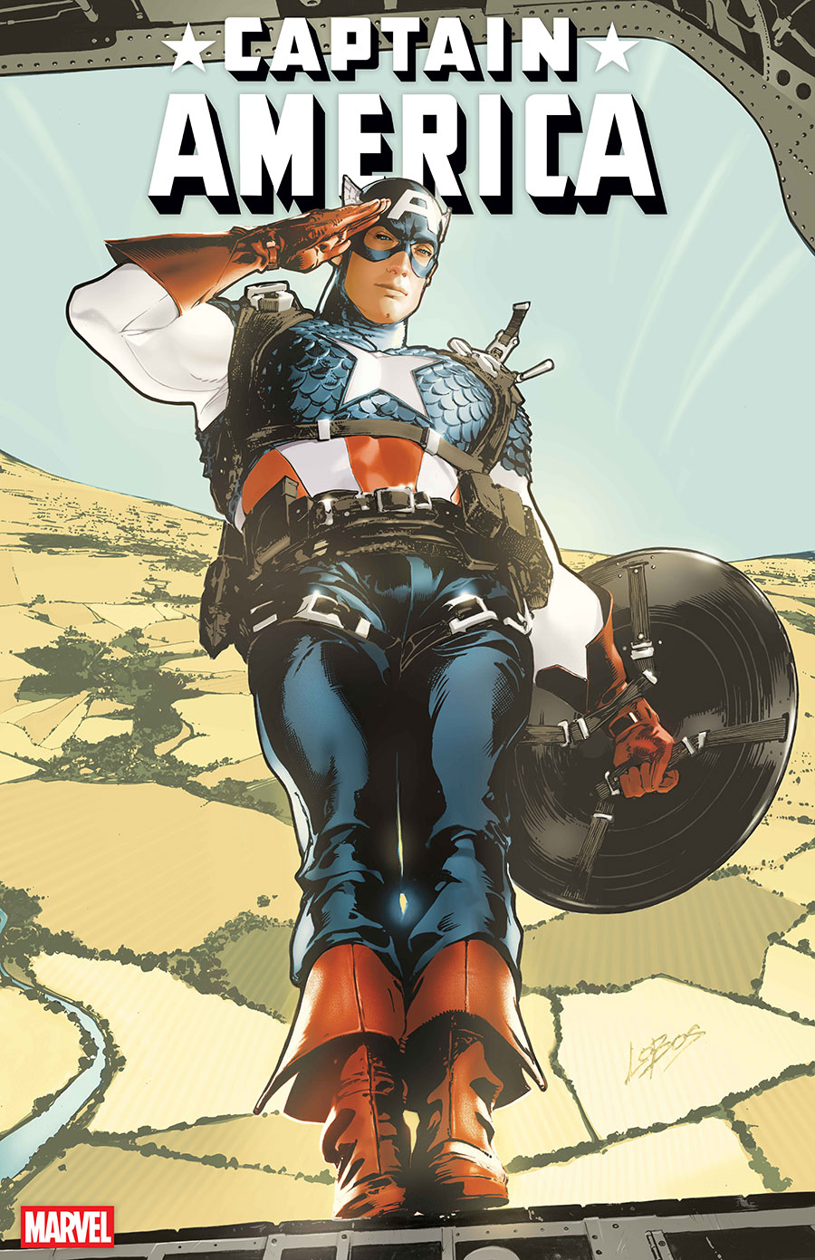 Captain America Vol 11 #1 Cover E Variant Pablo Villalobos Cover