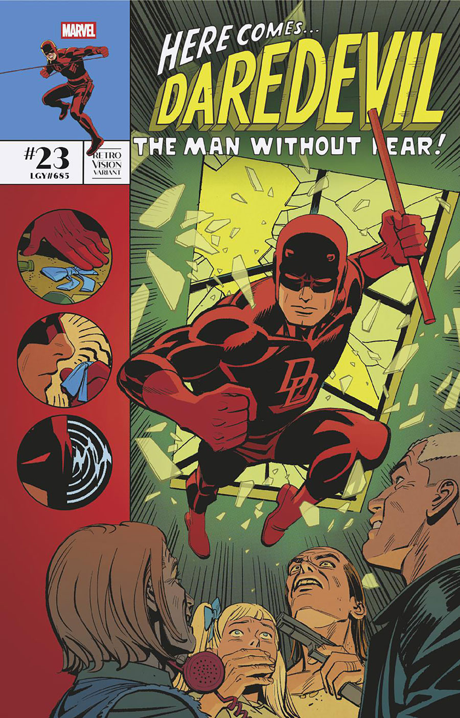 Daredevil Vol 8 #23 Cover B Variant Leonardo Romero Retro Vision Cover