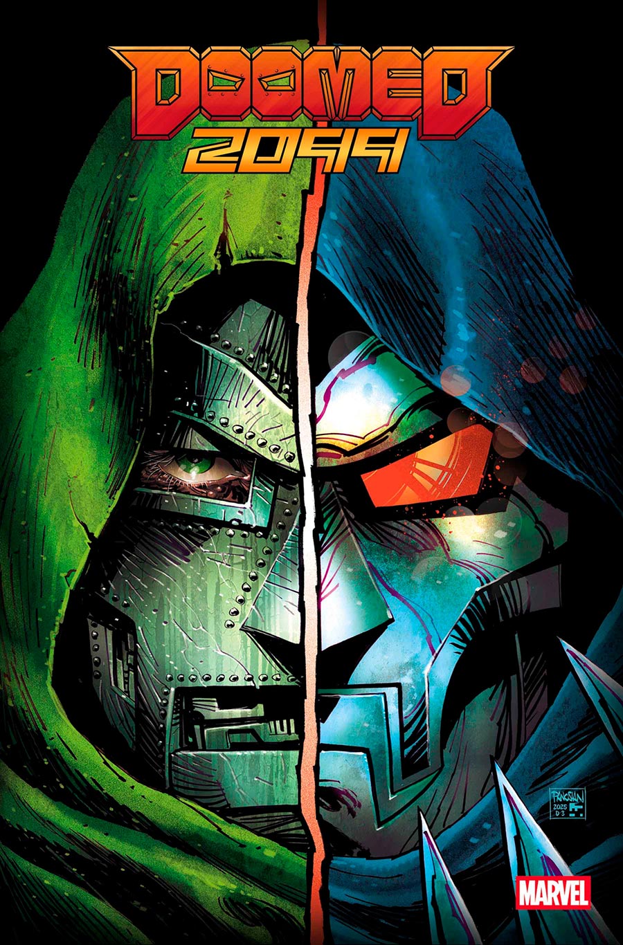 Doomed 2099 #1 (One Shot) Cover E Variant Dan Panosian Doomed Mask Foil Cover