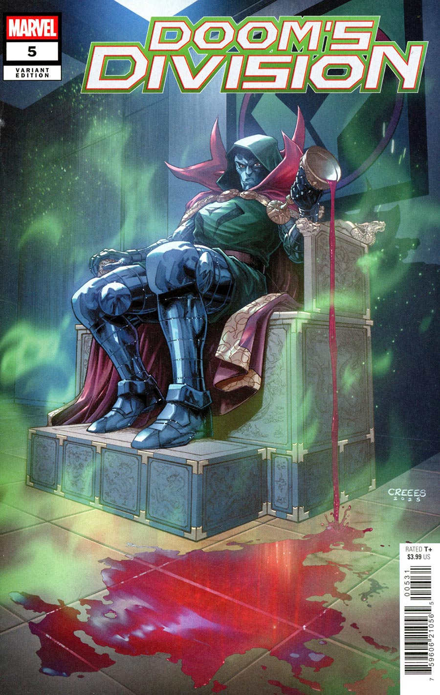 Dooms Division #5 Cover C Variant Creees Lee Cover (One World Under Doom Tie-In)