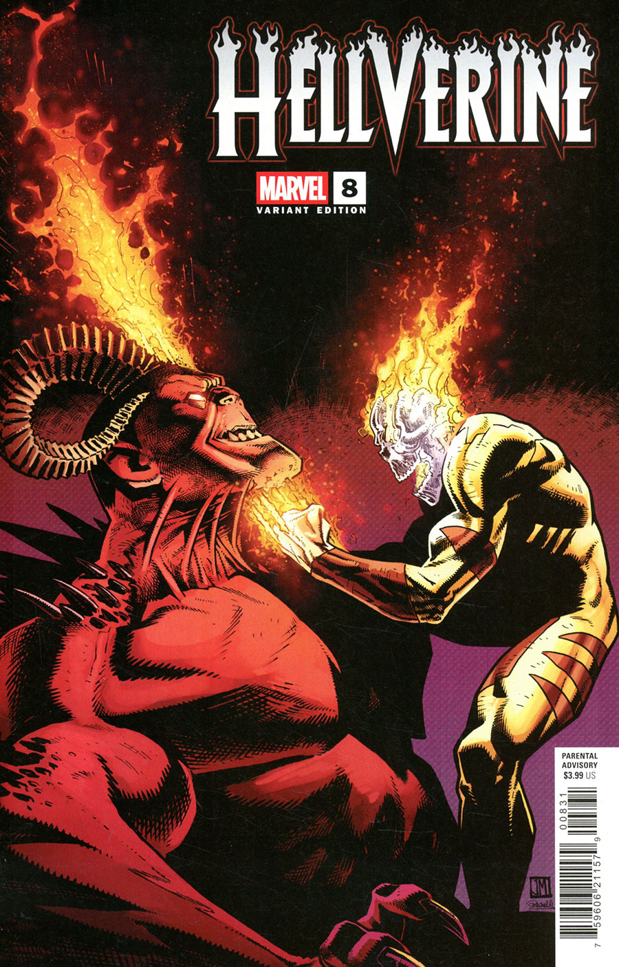 Hellverine Vol 2 #8 Cover B Variant Justin Mason Cover