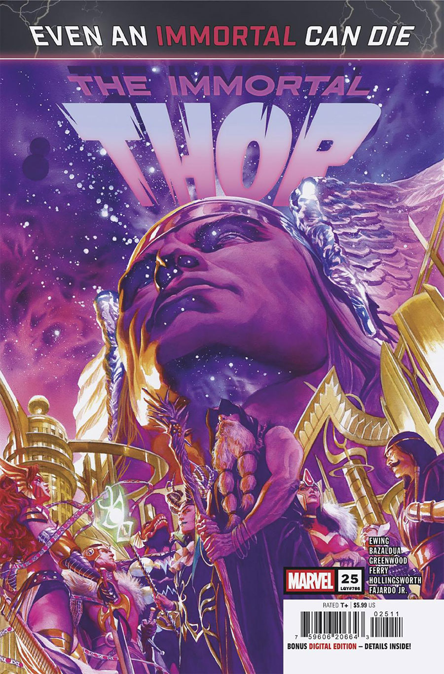 Immortal Thor #25 Cover A Regular Alex Ross Cover