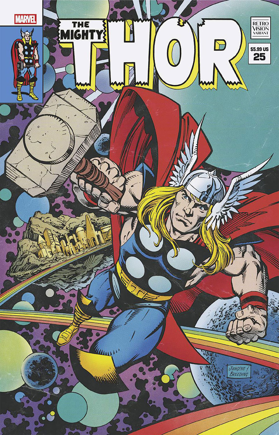 Immortal Thor #25 Cover C Variant Dan Jurgens Retro Vision Cover