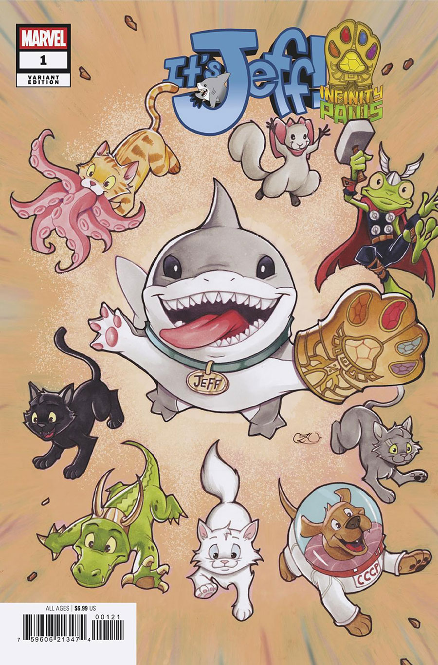 Its Jeff Infinity Paws #1 (One Shot) Cover B Variant Chrissie Zullo Cover