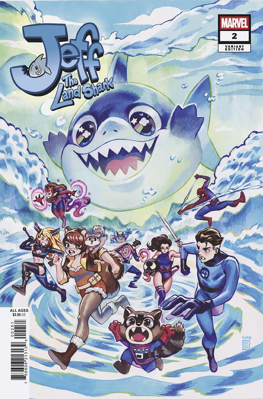 Jeff The Land Shark #2 Cover E Variant Rian Gonzales Cover