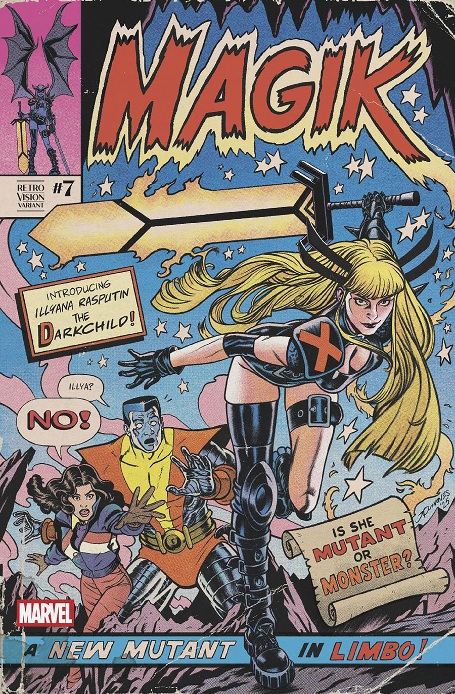 Magik Vol 2 #7 Cover B Variant Joe Quinones Retro Vision Cover