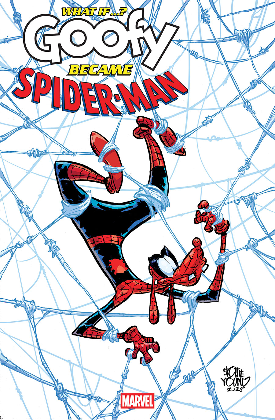 Marvel & Disney What If Goofy Became Spider-Man #1 (One Shot) Cover D Variant Skottie Young Cover
