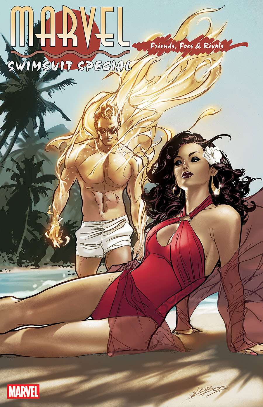 Marvel Swimsuit Special Friends Foes & Rivals #1 (One Shot) Cover E Variant Pablo Villalobos Cover
