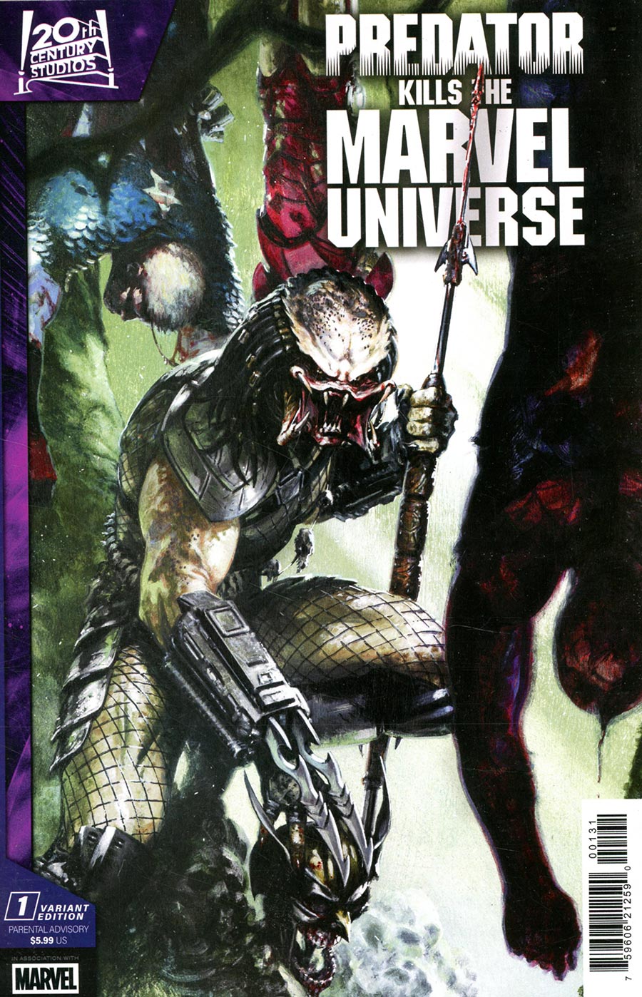 Predator Kills The Marvel Universe #1 Cover C Variant Gabriele Dell Otto Cover