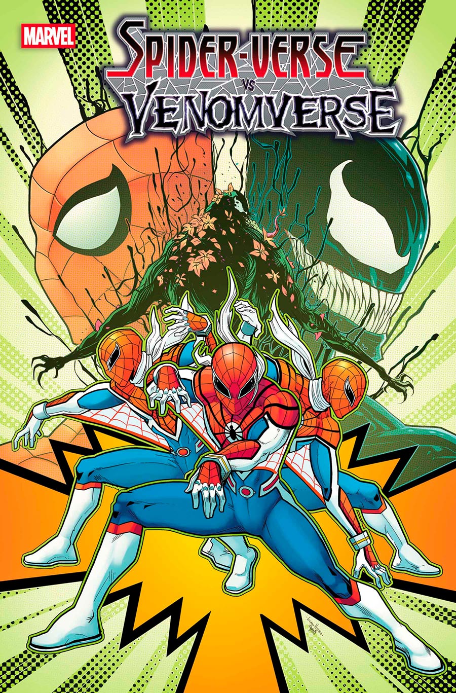 Spider-Verse vs Venomverse #3 Cover A Regular Luciano Vecchio Cover