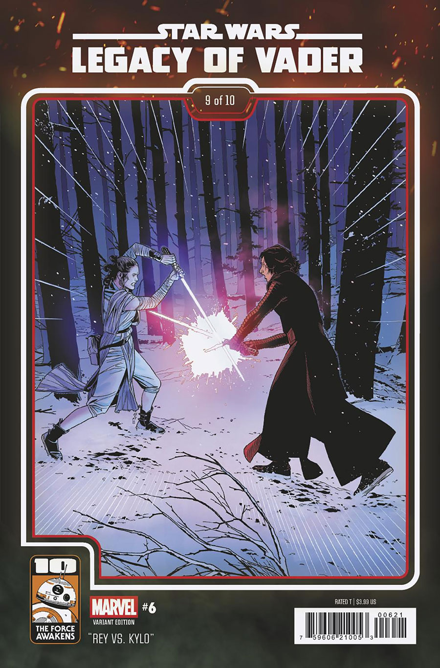 Star Wars Legacy Of Vader #6 Cover B Variant Chris Sprouse The Force Awakens 10th Anniversary Cover