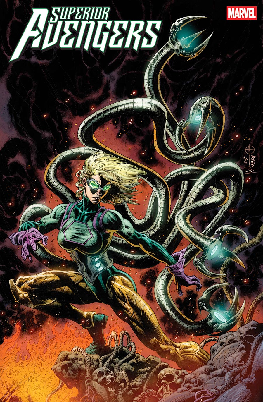 Superior Avengers #4 Cover B Variant Kyle Hotz Cover (One World Under Doom Tie-In)