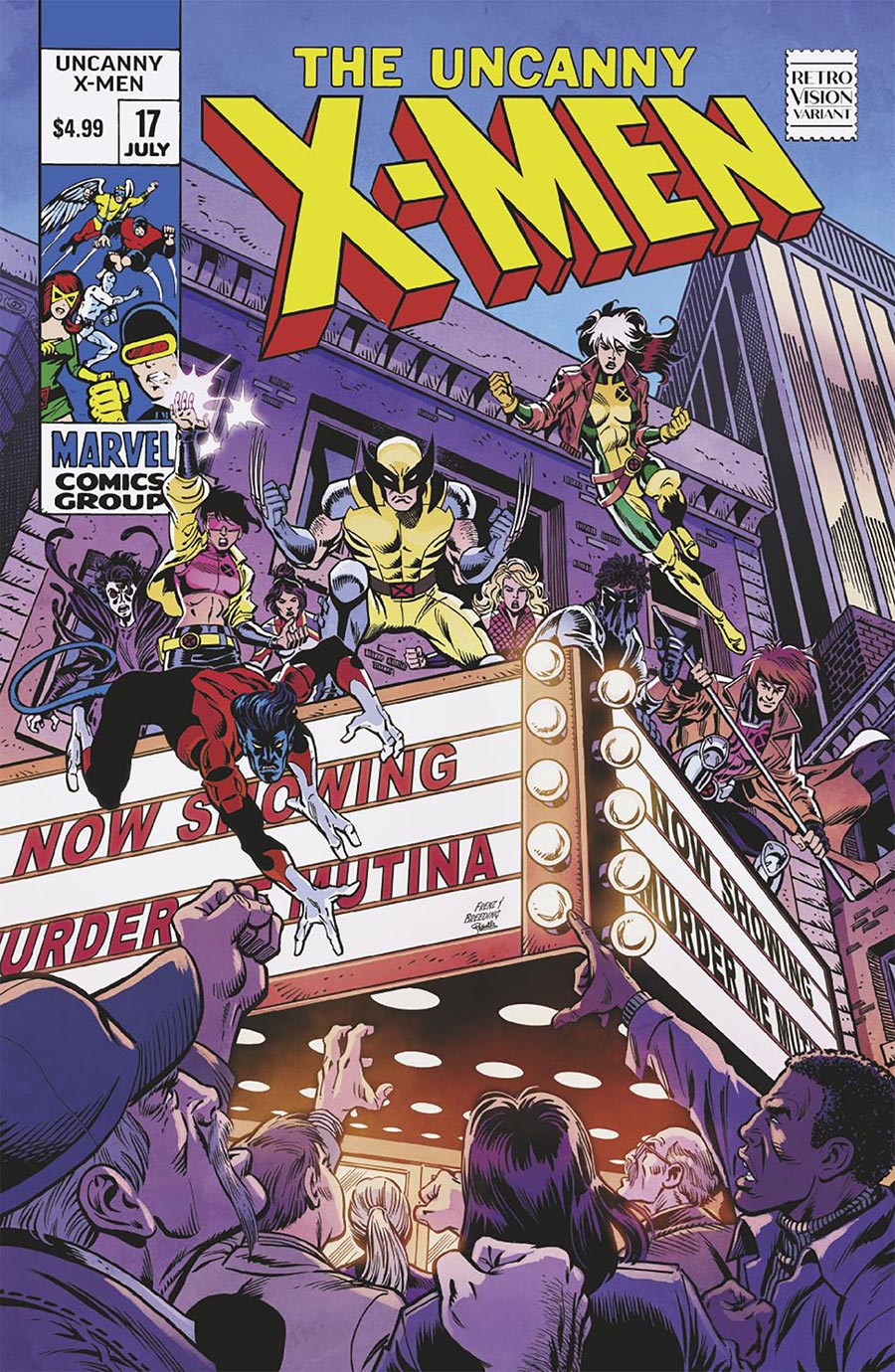 Uncanny X-Men Vol 6 #17 Cover B Variant Ron Frenz Retro Vision Cover