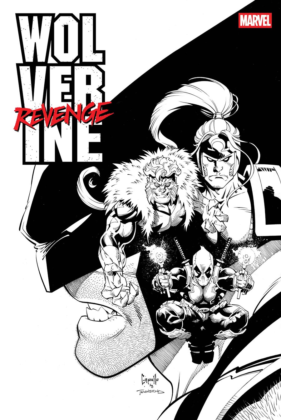 Wolverine Revenge Red Band Raw Black & White Edition #1 Cover A With Polybag
