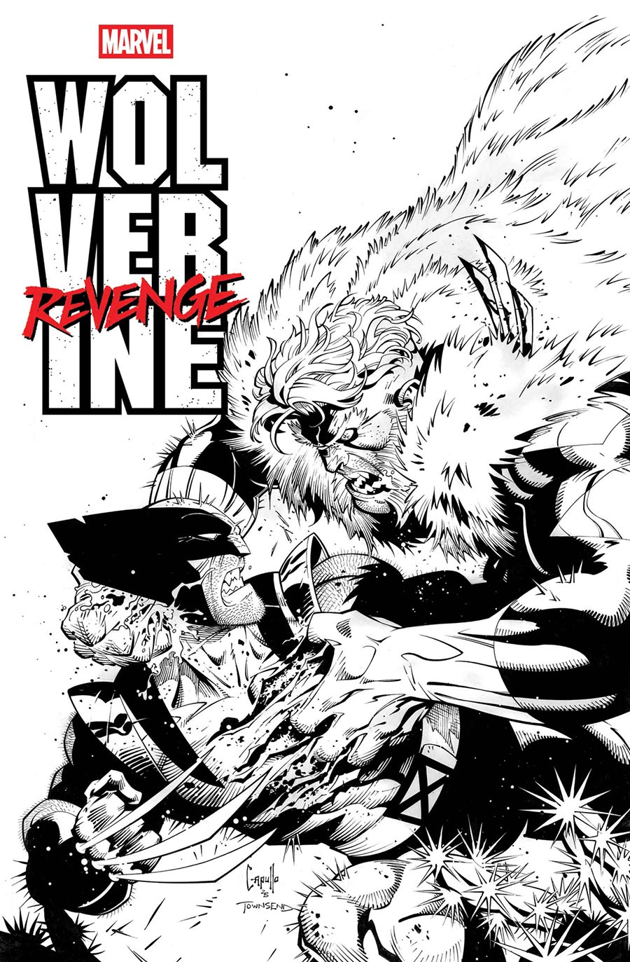 Wolverine Revenge Red Band Raw Black & White Edition #2 With Polybag