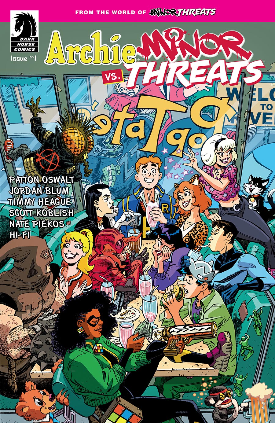 Archie vs Minor Threats #1 Cover B Variant Scott Koblish Cover