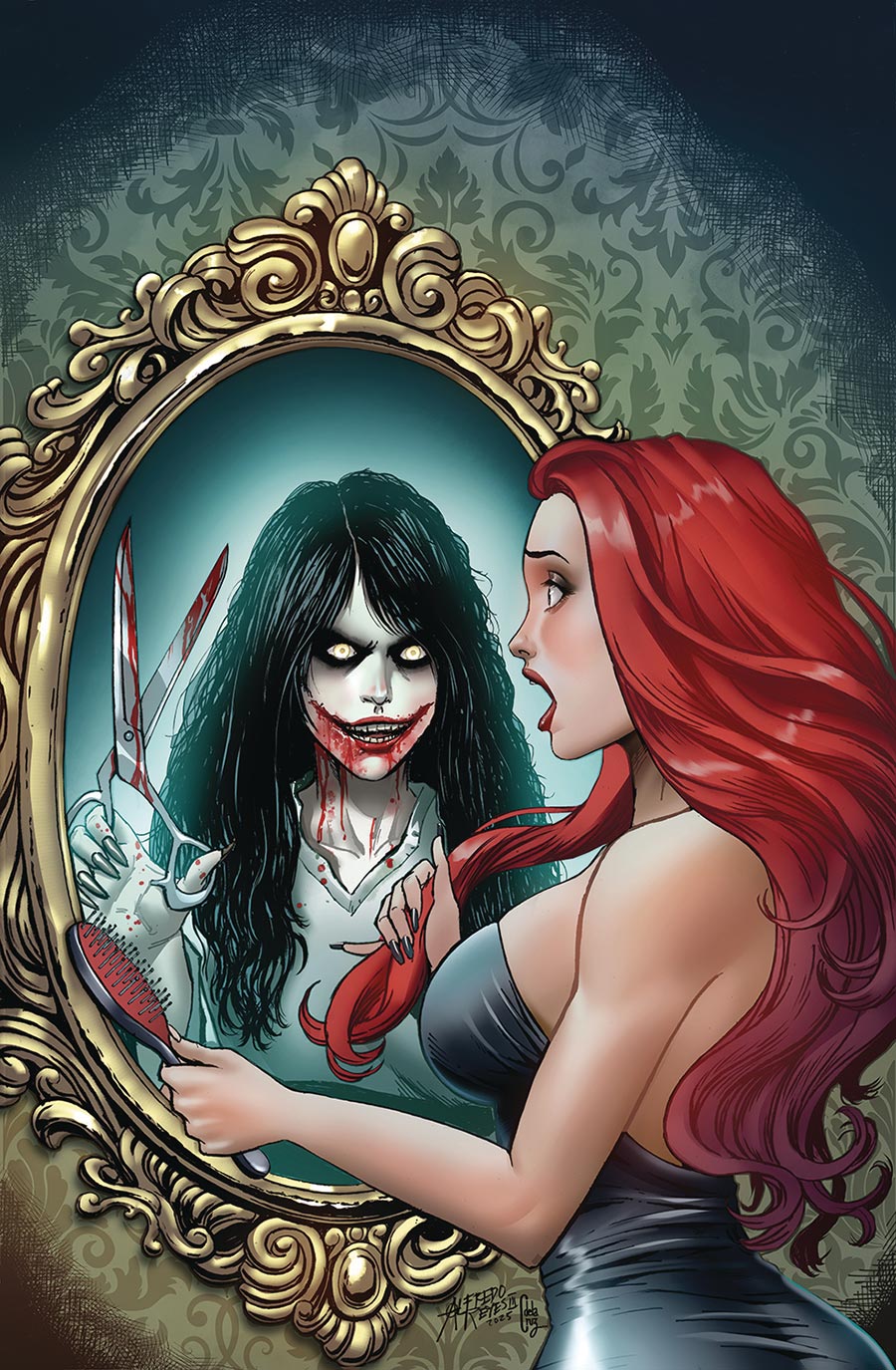 Grimm Fairy Tales Presents Grimm Tales Of Terror Vol 5 #7 The Slit Mouthed Woman Cover B Variant Alfredo Reyes Cover