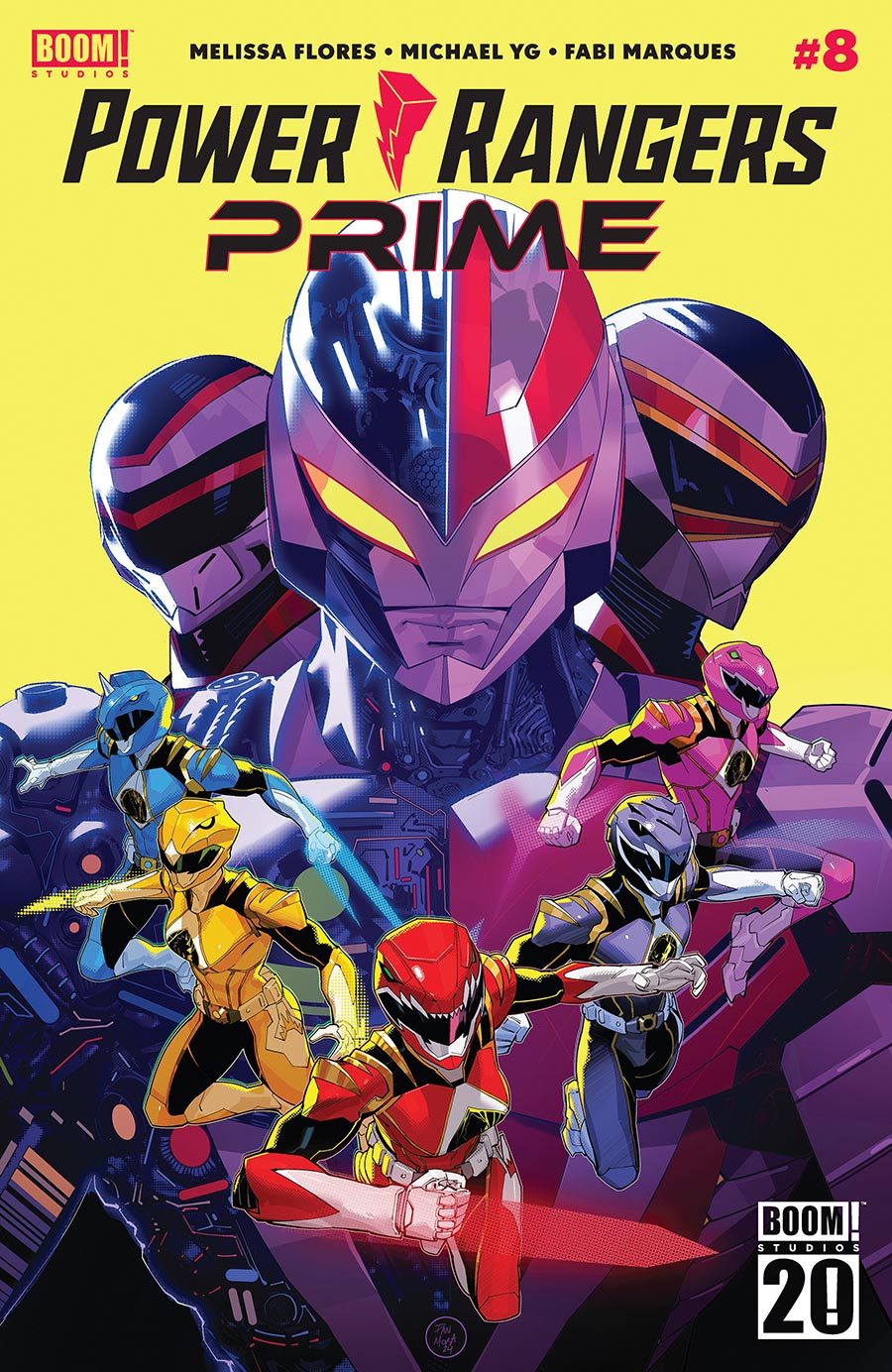 Power Rangers Prime #8 Cover A Regular Dan Mora Cover