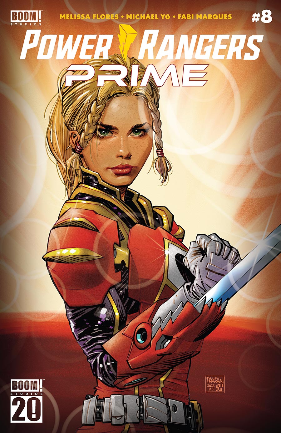 Power Rangers Prime #8 Cover C Variant Dan Panosian BOOM Studios 20th Anniversary Cover