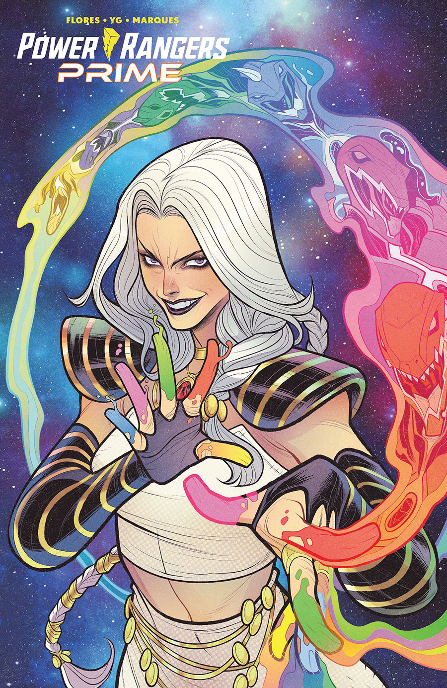 Power Rangers Prime #8 Cover H Variant Elizabeth Torque Reveal Cover