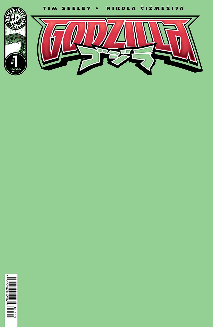Godzilla (Kai-Sei Era) #1 Cover E Variant Blank Cover
