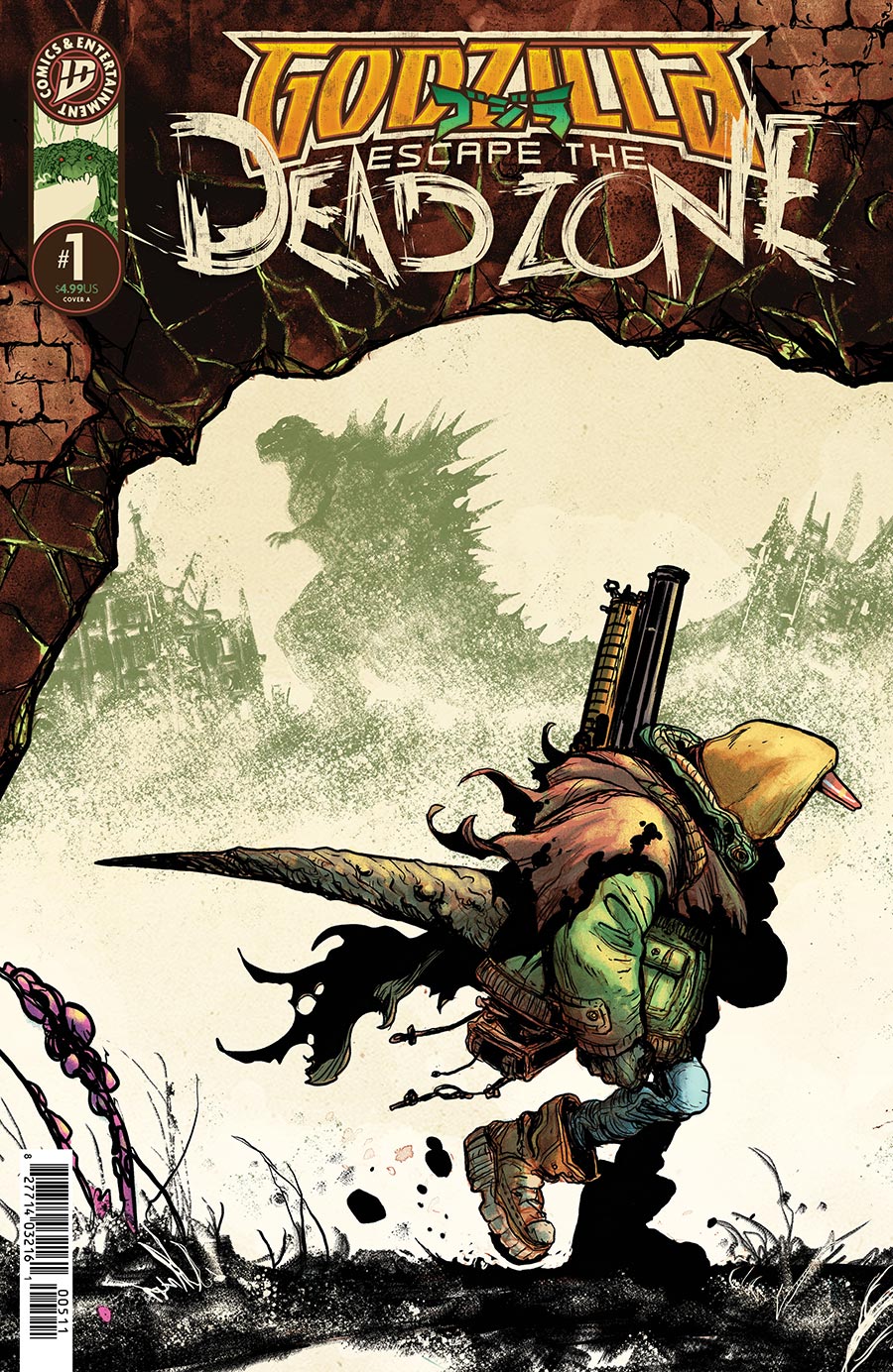 Godzilla Escape The Deadzone #1 Cover A Regular Pablo Tunica Cover (Kai-Sei Era)