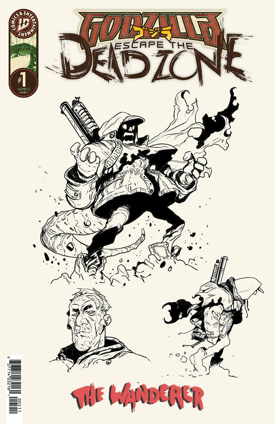 Godzilla Escape The Deadzone #1 Cover C Variant Pablo Tunica Concept Art Cover (Kai-Sei Era)