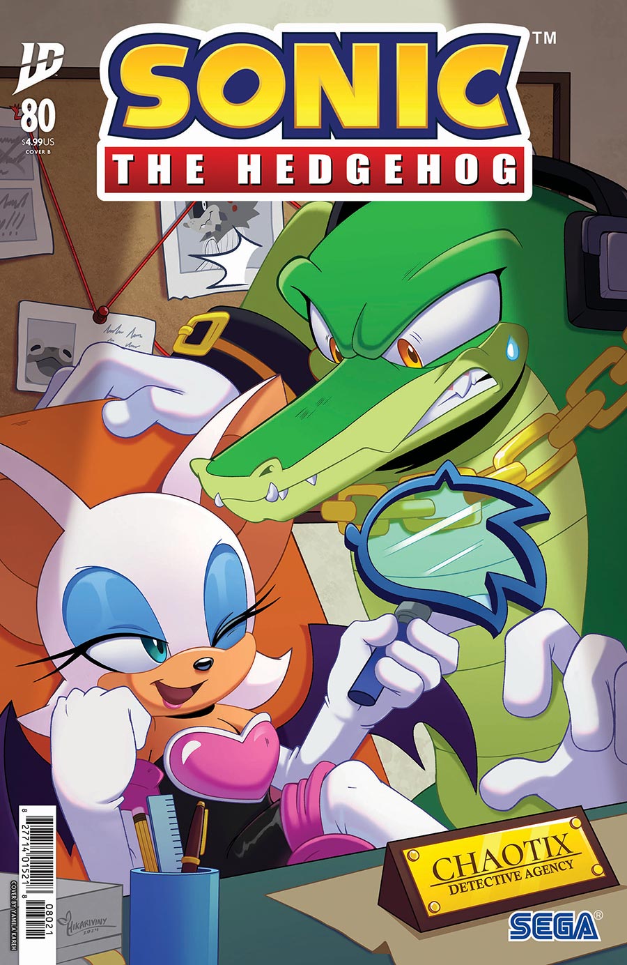 Sonic The Hedgehog Vol 3 #80 Cover B Variant Yamila Kareh Cover
