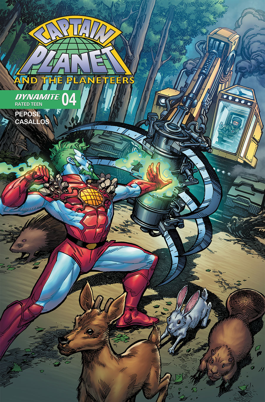 Captain Planet And The Planeteers Vol 2 #4 Cover A Regular Chad Hardin Cover
