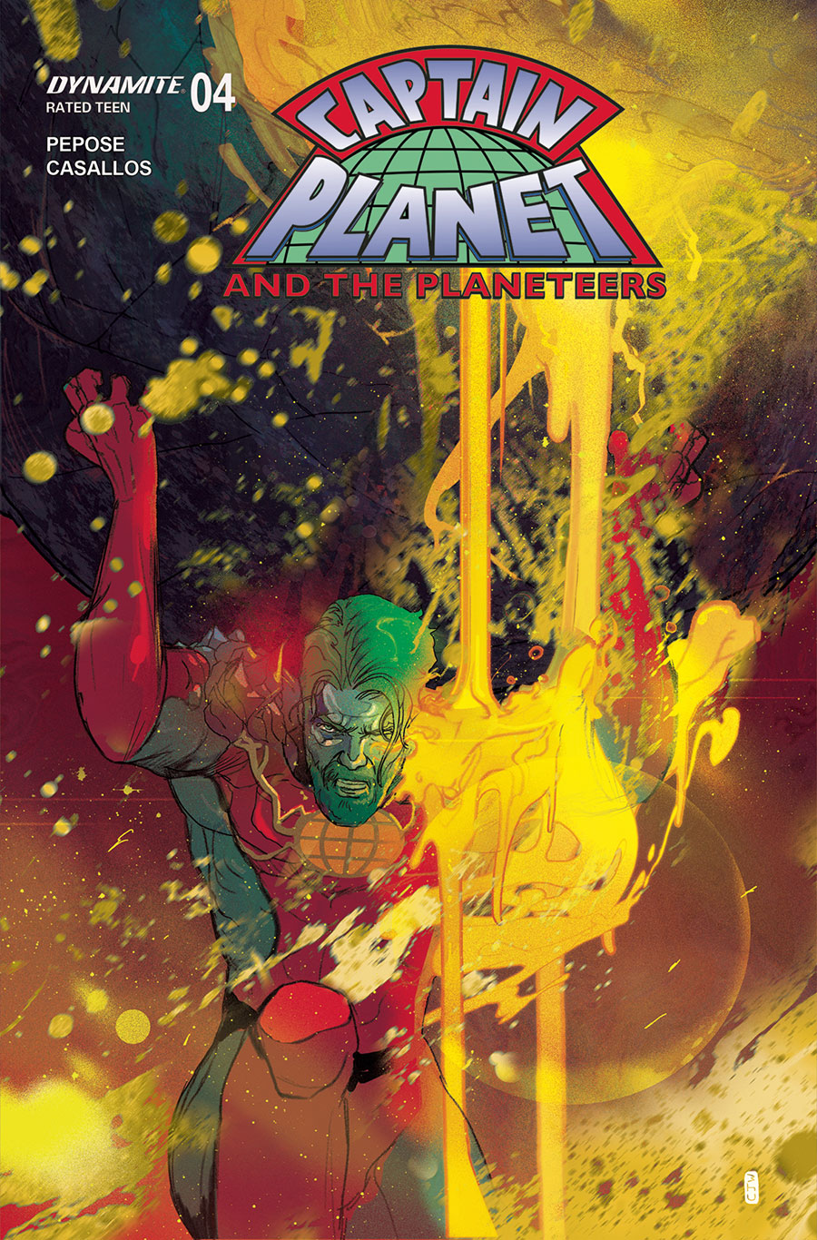 Captain Planet And The Planeteers Vol 2 #4 Cover C Variant Christian Ward Cover