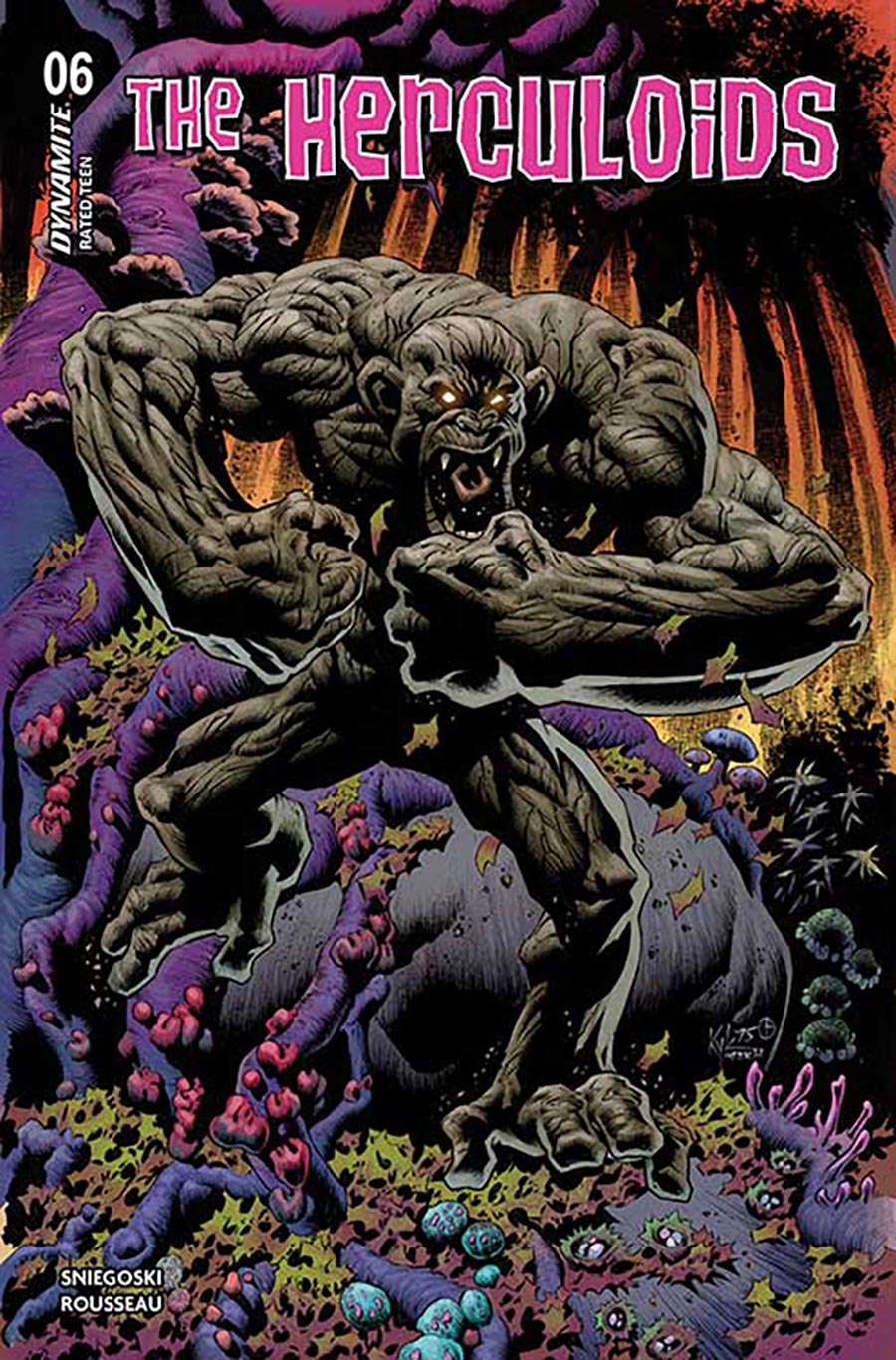 Herculoids #6 Cover D Variant Kyle Hotz Cover