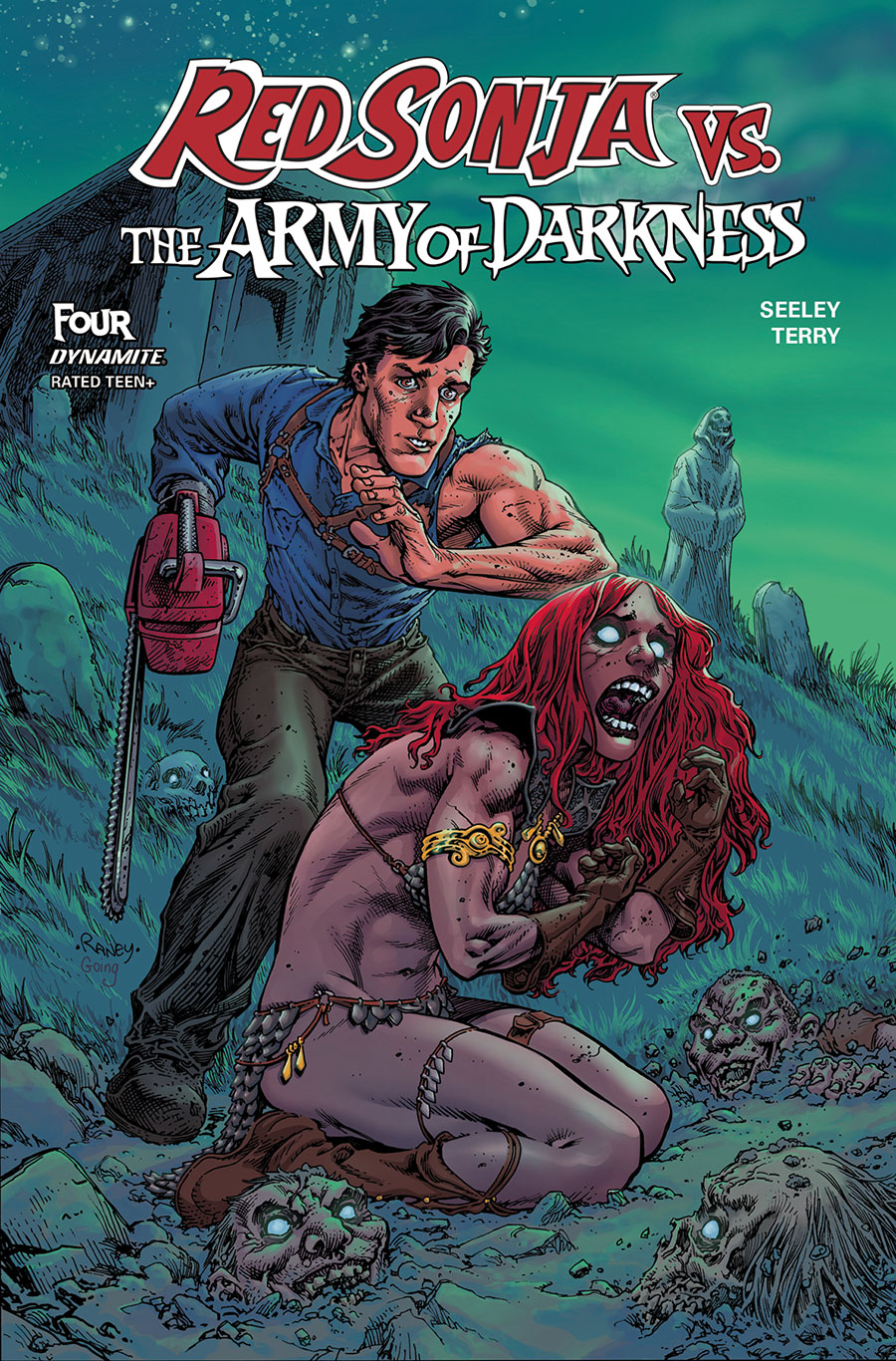 Red Sonja vs The Army Of Darkness #4 Cover C Variant Tom Raney Cover