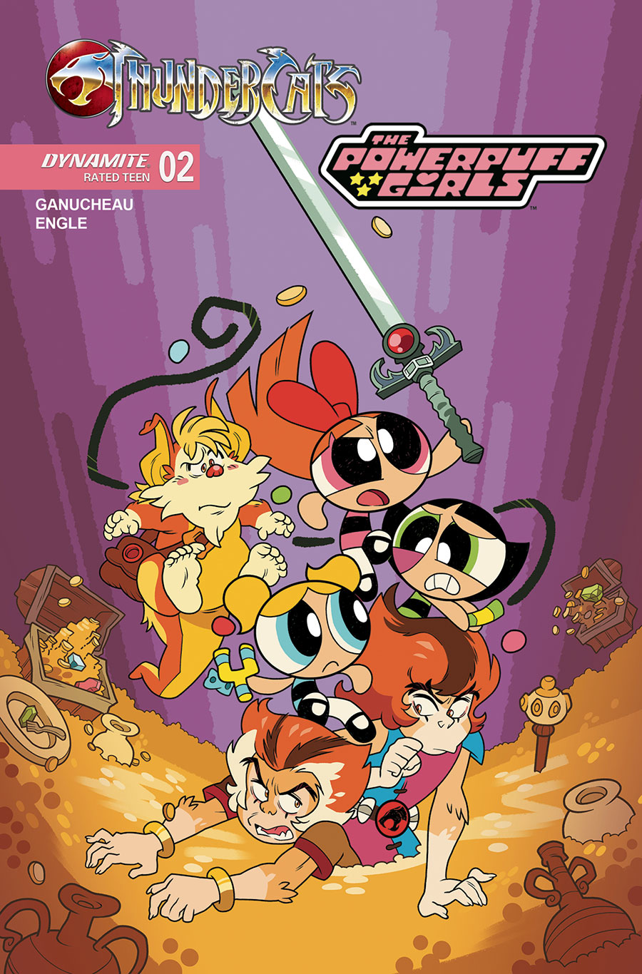 Thundercats Powerpuff Girls #2 Cover B Variant Coleman Engle Cover