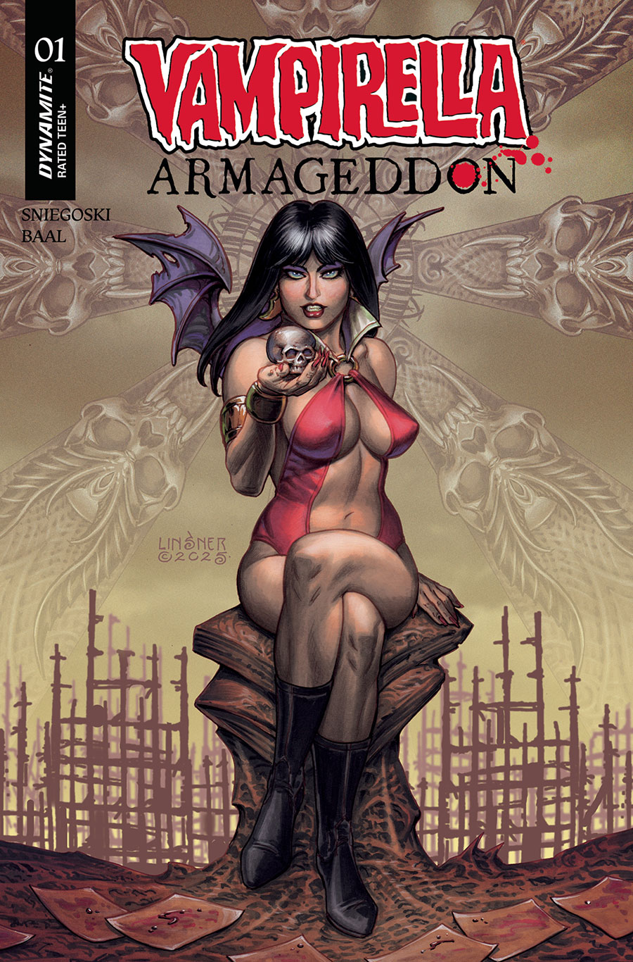 Vampirella Armageddon #1 Cover D Variant Joseph Michael Linsner Cover