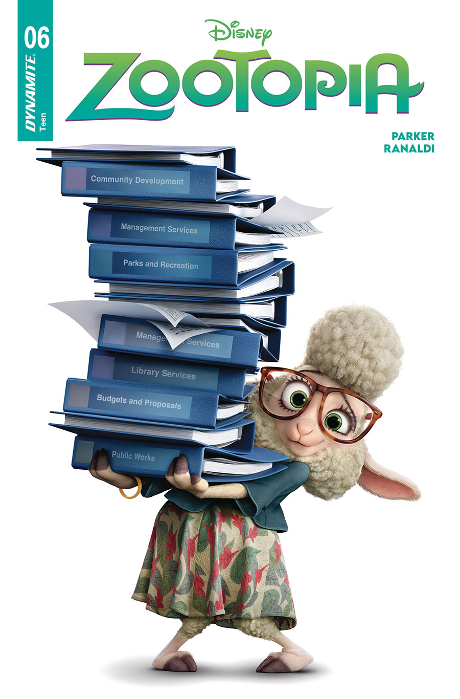 Zootopia #6 Cover E Variant Movie Characters Cover