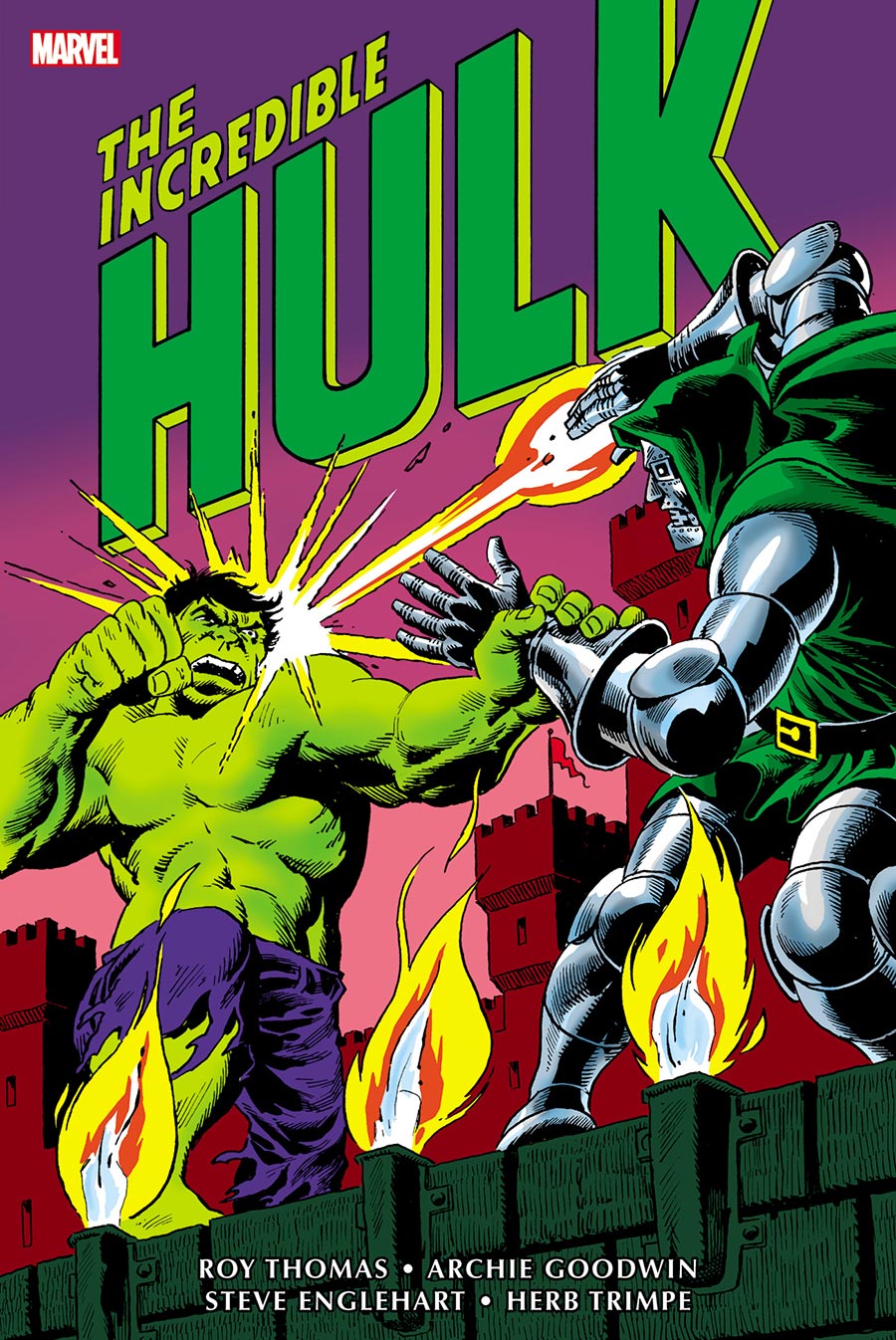 Incredible Hulk Omnibus Vol 3 HC Book Market Herb Trimpe Hulk vs Doctor Doom Cover