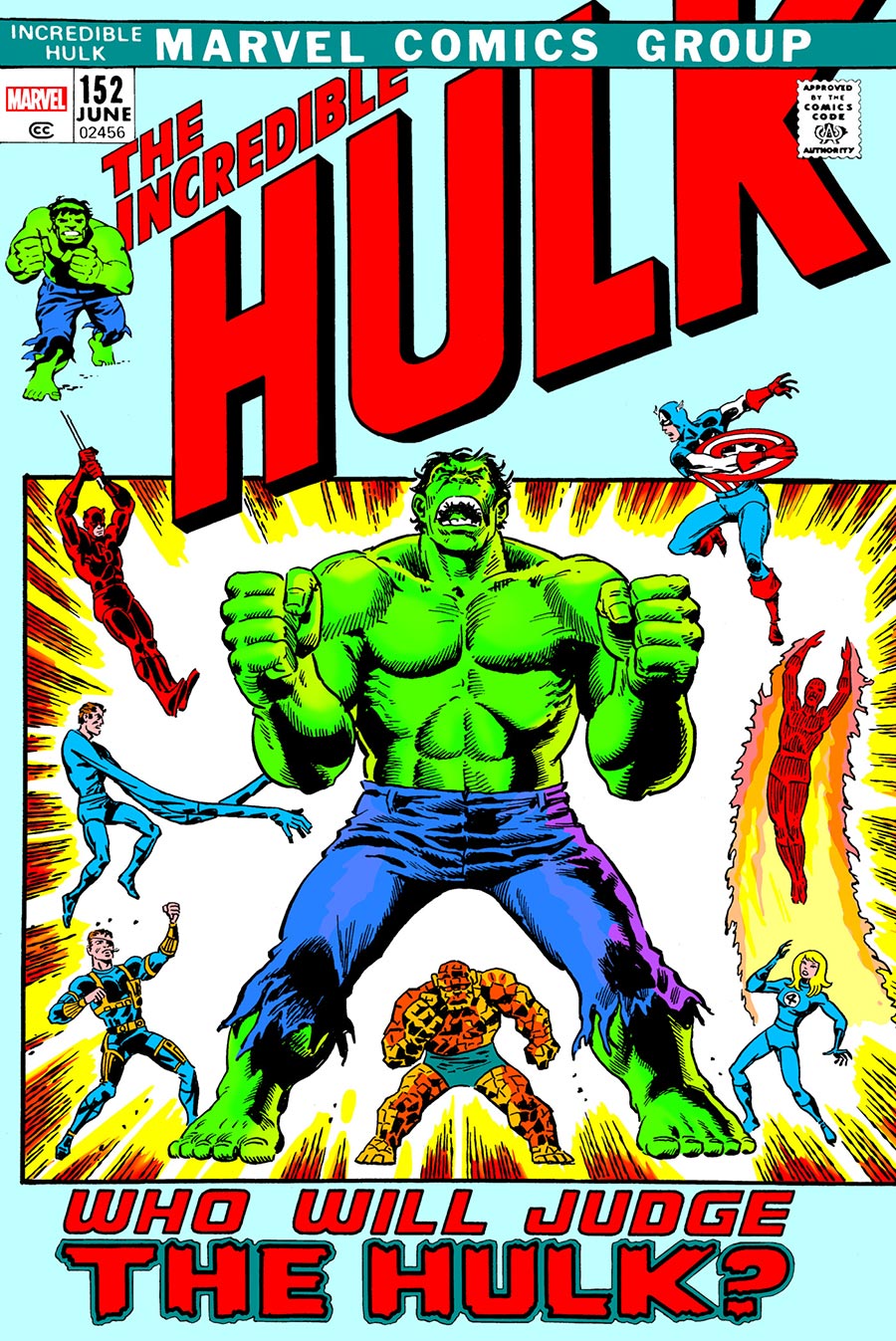 Incredible Hulk Omnibus Vol 3 HC Direct Market Herb Trimpe Who Will Judge The Hulk Variant Cover