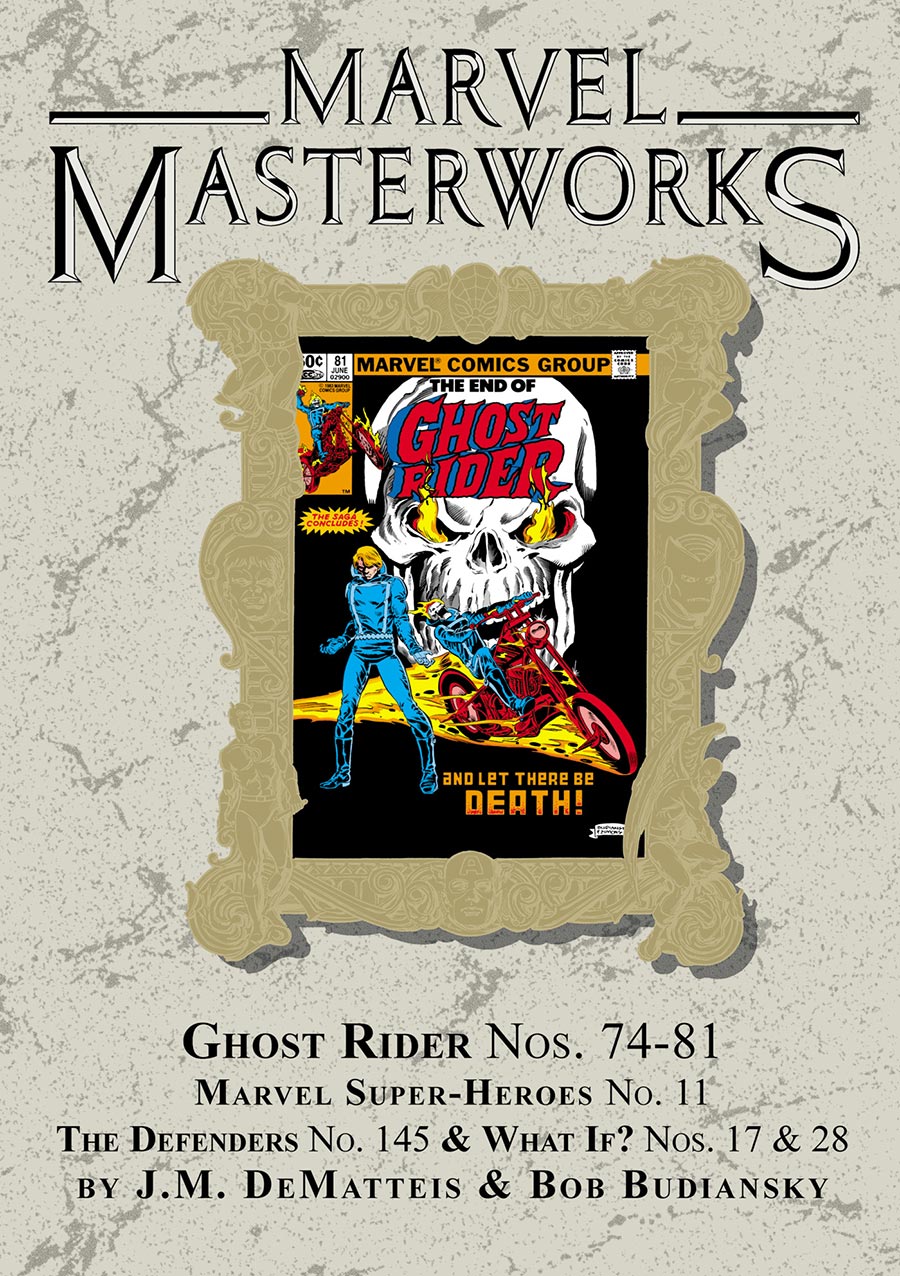 Marvel Masterworks Ghost Rider Vol 7 HC Variant Dust Jacket