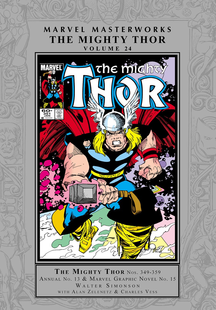 Marvel Masterworks Mighty Thor Vol 24 HC Regular Dust Jacket
