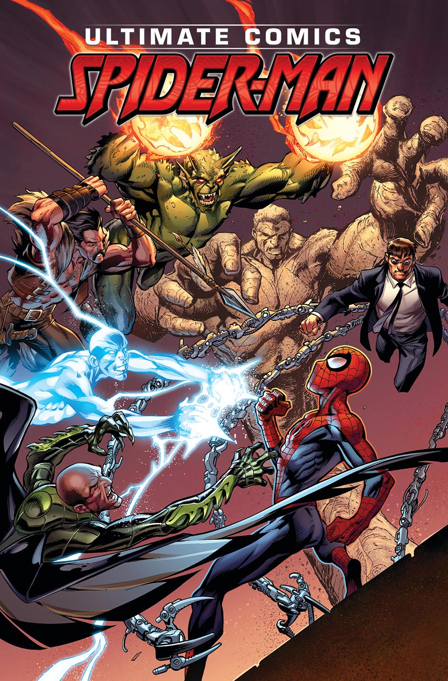 Ultimate Spider-Man Omnibus Vol 5 HC Direct Market Mark Bagley Variant Cover