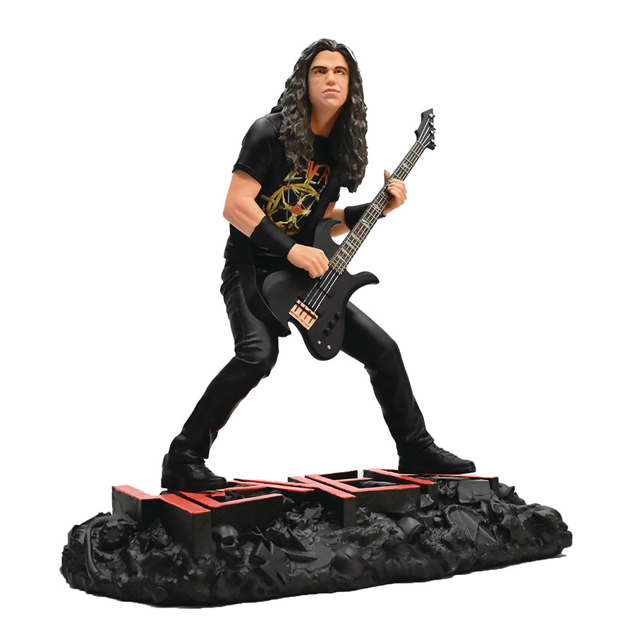 SLAYER TOM ARAYA II ROCK ICONZ KNUCKLEBONZ STATUE (C: