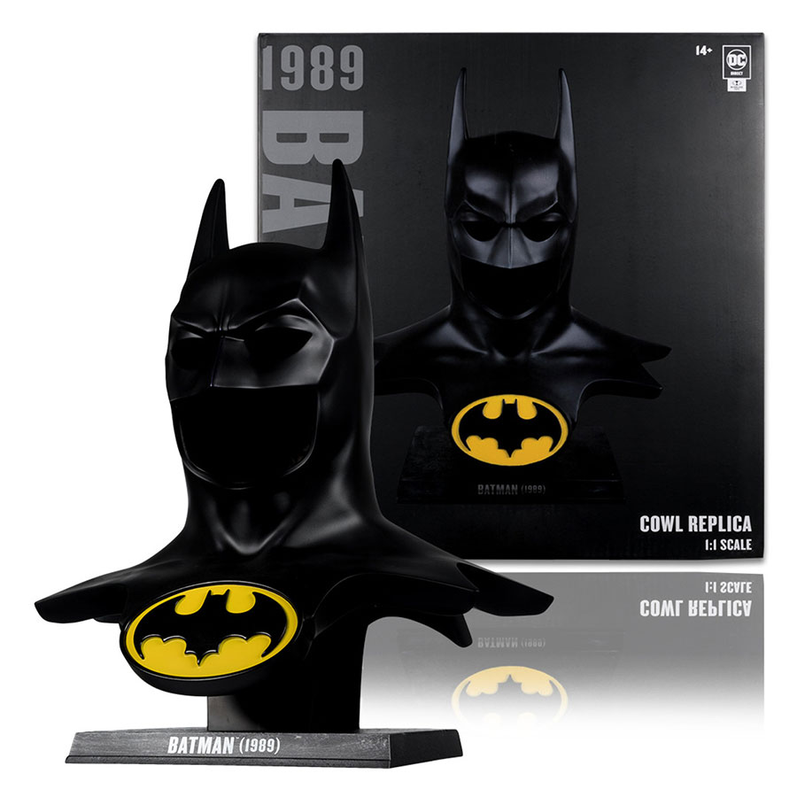 DC Direct 1989 Batman 1/1 Scale Collector Cowl Replica