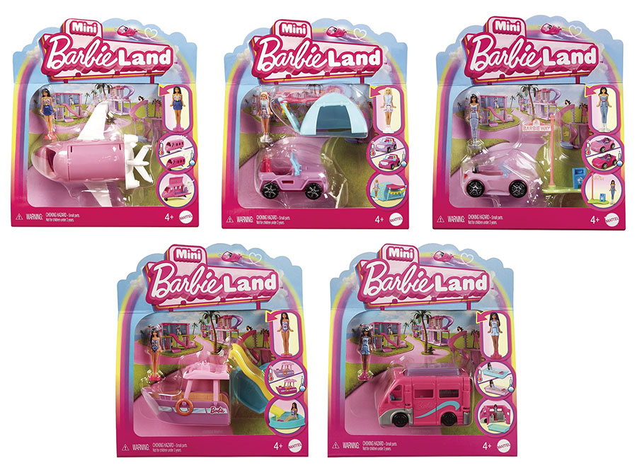 Barbie Mini Barbieland Vehicle & Accessory Assortment Case