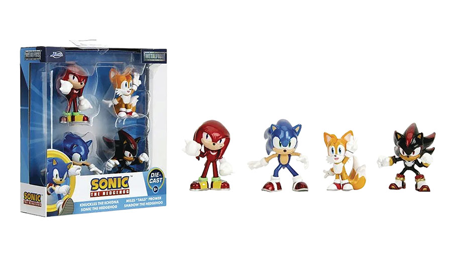 Sonic The Hedgehog 2.5-Inch 4-Pack Die-Cast Figures