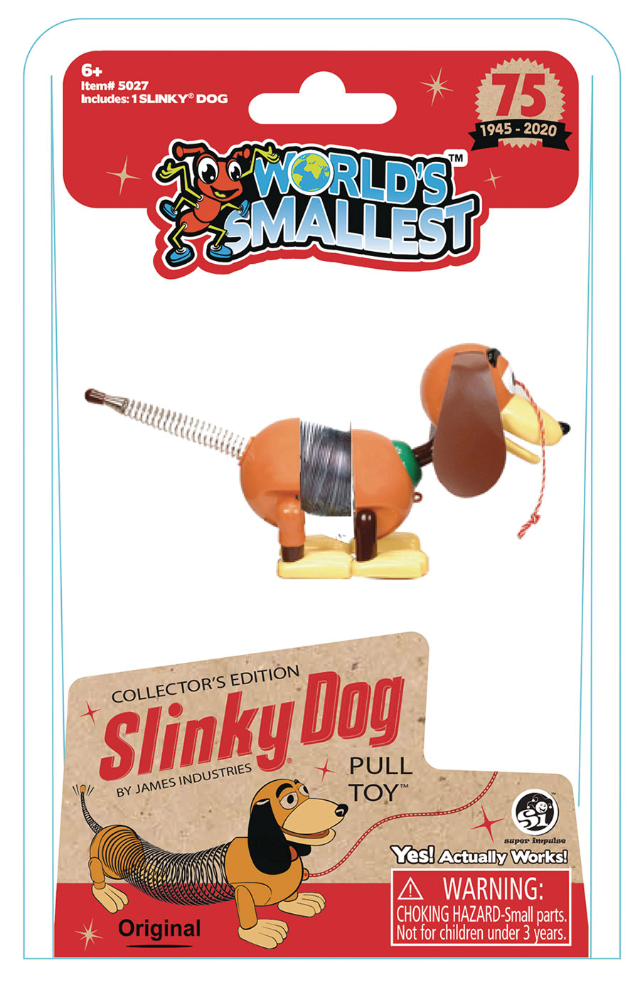 Worlds Smallest Slinky Dog Toy